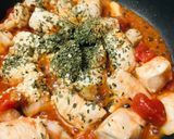 鶏肉のトマトソースパスタ●ショートパスタ作り方2写真