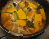 ほくほく☆かぼちゃと豚肉の煮物。作り方4写真