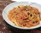 絶品♪幸せトマトクリームパスタ♡作り方5写真