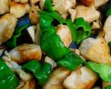 鶏むね肉とナスとピーマン甘酢炒め作り方4写真