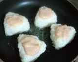 ✿明太マヨソースで♡チーズ焼きおにぎり✿作り方3写真