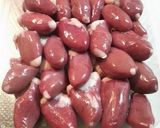 鶏ハツ煮作り方1写真