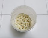 サラダポットで麺ランチ~サラダうどん作り方3写真