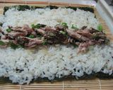 ★焼きさんまの巻き寿司♪作り方3写真