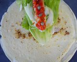 ザクッと旨い！チキンと野菜でラップロール作り方11写真