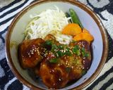簡単！れんこんの豚巻き丼！作り方9写真