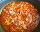タラバ蟹で・うふふ♪のトマトパスタ★作り方2写真