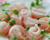 秋のオードブル♪生ハム＆梨の薔薇❁作り方6写真
