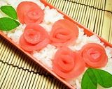漬けもの薔薇でかわいいお弁当☆作り方5写真
