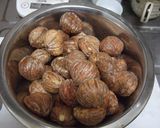 栗の赤ワイン煮作り方1写真