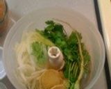 鶏つくね温卵丼作り方2写真