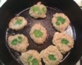 鶏つくね温卵丼作り方5写真