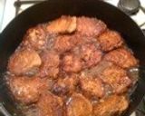 鶏つくね温卵丼作り方9写真