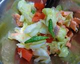 鮭と野菜のサラダ　白いタルタル作り方6写真
