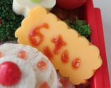 お誕生日ケーキのお弁当♪（簡単キャラ弁）作り方6写真