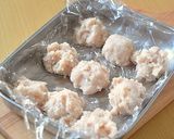 レンジで簡単！鶏むね肉と豆腐のシュウマイ作り方4写真