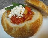 パンの器のトマトスープ作り方7写真