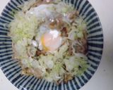 シンプル・豚小間切肉のせ玉子丼！作り方7写真