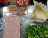 簡単！スパムを使った男の和風スパゲティー作り方1写真
