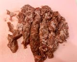大葉が香る！具だくさんのすき焼きパスタ作り方5写真