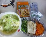 簡単！麻婆豆腐の素deあんかけ野菜炒め！作り方1写真