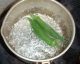オクラとカニカマの昆布茶和え作り方1写真
