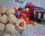 オセロクッキー○● INマーブルチョコ♪コーヒービートチョコ♪作り方3写真
