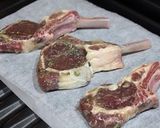 骨付きラム肉の香草焼きタプナード添え。作り方5写真