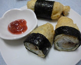 新生姜を巻き込んだ　蒸しいなり飯作り方7写真