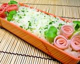 漬けもの薔薇でかわいいお弁当☆作り方7写真