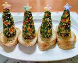 クリスマスパーティー明太ポテサラカナッペ作り方7写真