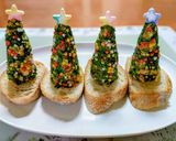 クリスマスメニュー！明太ポテサラカナッペ作り方7写真