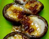 ルクエでシイタケの もろみ味噌チーズ蒸し作り方3写真