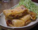 油揚げのチーズ＆ミートソースはさみ焼き♪作り方4写真