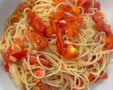 イタリアンパセリとトマトのパスタ作り方10写真