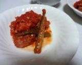 たっぷりトマトの煮込みハンバーグ作り方13写真