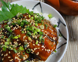 まかない丼旬さんまを使った男の梅お茶漬け作り方2写真