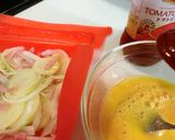 ルクエでごきげん＊ベーコンポテトオムレツ作り方3写真