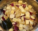 秋味！圧力鍋deさつまいも塩昆布ご飯作り方3写真