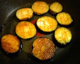 ナスのトマト缶煮込みとポテト添え♪作り方3写真