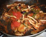 秋の味覚たっぷり☆なすトマトパスタ作り方4写真