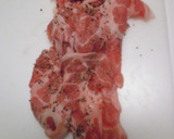 豚薄切り肉と梨の醤油タレ炒め！作り方2写真