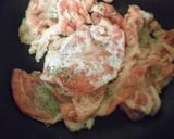 豚薄切り肉と梨の醤油タレ炒め！作り方5写真