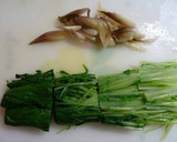 簡単☆水菜とミョウガの塩昆布マヨ和え作り方2写真