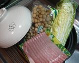 白菜＋豚＋白菜＋豚…鍋作り方1写真