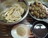 れんこんのきんぴら作り方1写真
