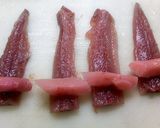 秋刀魚の生姜巻き　～液漬け酢〆風～作り方1写真