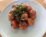 *残りご飯で作る肉団子*作り方10写真