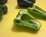 ピーマンのチーズ詰めベーコン巻作り方1写真