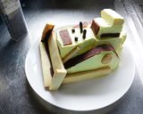 男の子に★ブルドーザーのバースデーケーキ作り方5写真